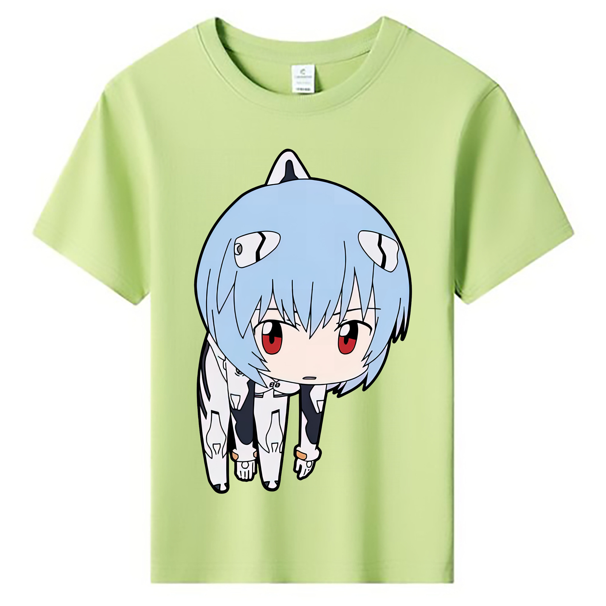 （画像用） EVA 新世紀エヴァンゲリオン 綿100％キッズTシャツ（フロントプリント）